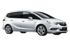 Van Rental Telford - Vauxhall Zafira 7-Seater - Minibus hire Telford